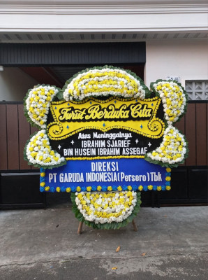 Papan Bunga Duka di Serdang Wetan